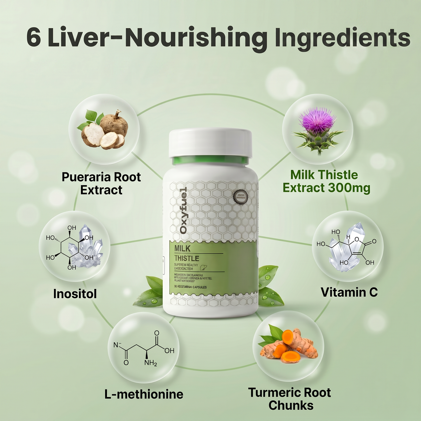 Oxyfuel™ Milk Thistle Liver Detox & Colon Cleanse