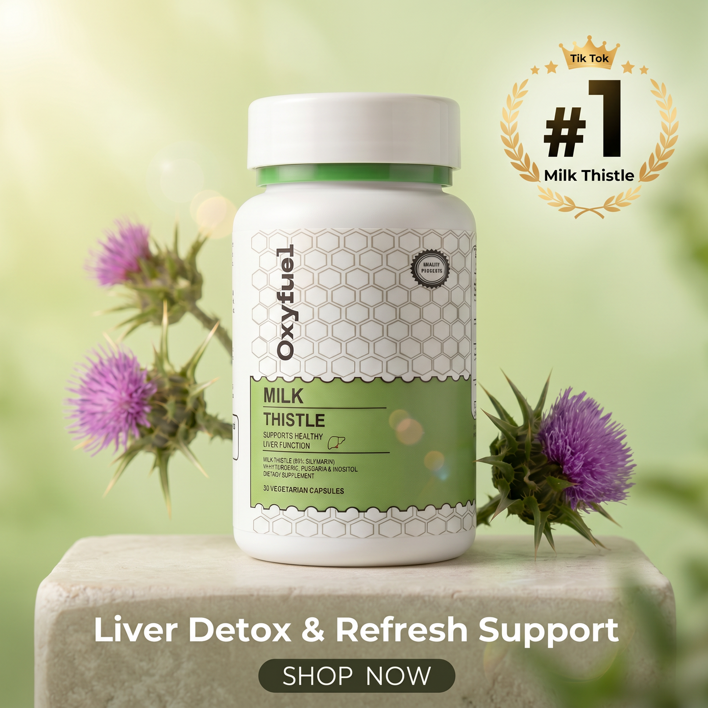 Oxyfuel™ Milk Thistle Liver Detox & Colon Cleanse