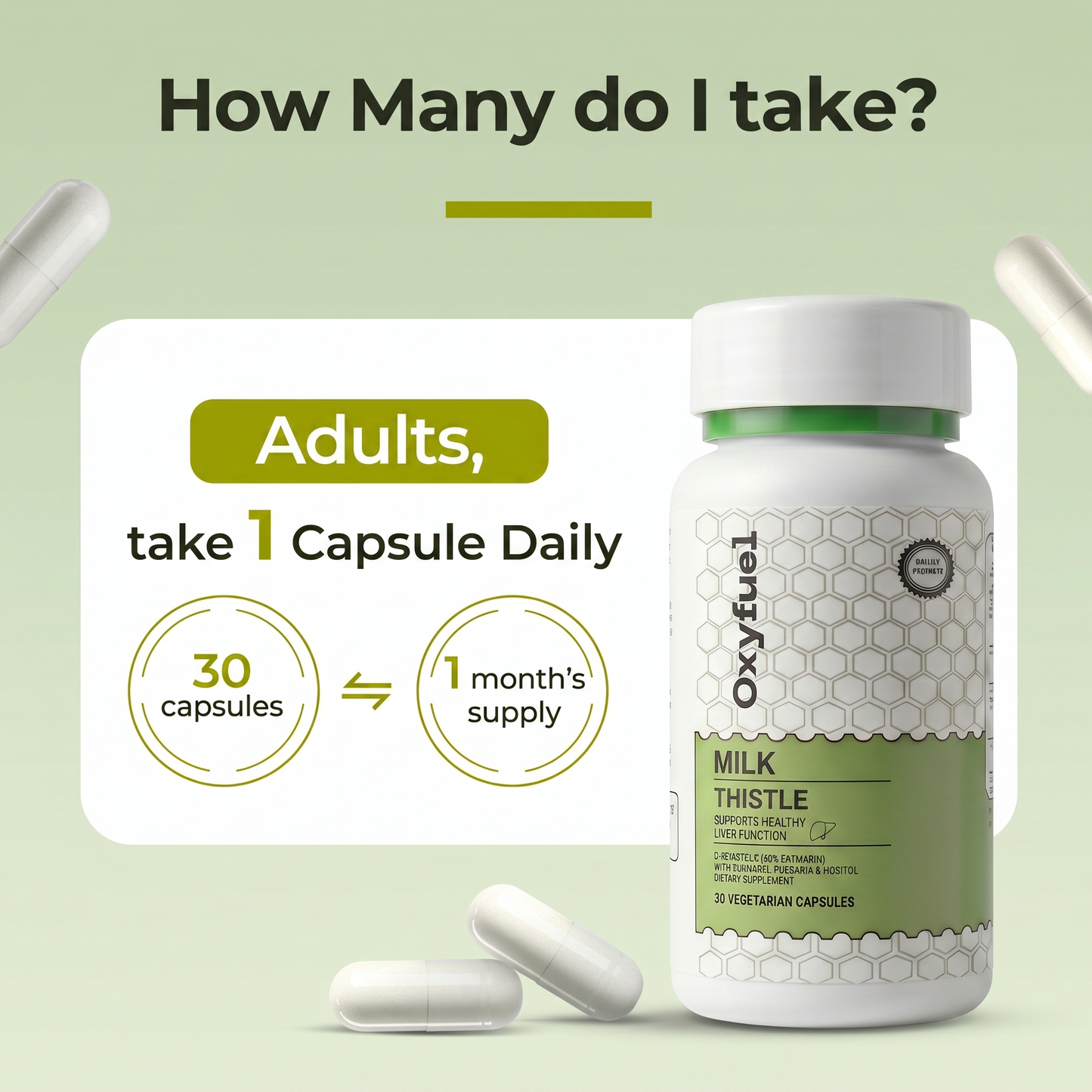 Oxyfuel™ Milk Thistle Liver Detox & Colon Cleanse